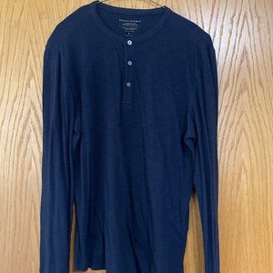 Navy Blue Henley Banana Republic